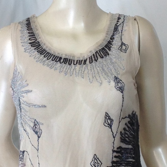 Anthropologie Project Alabama Mesh Sleeveless Top - Picture 3 of 10
